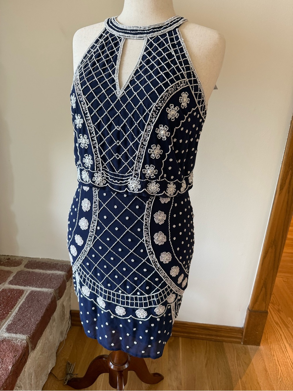 NWT Gianni Bini Renee Beaded Cocktail Dress